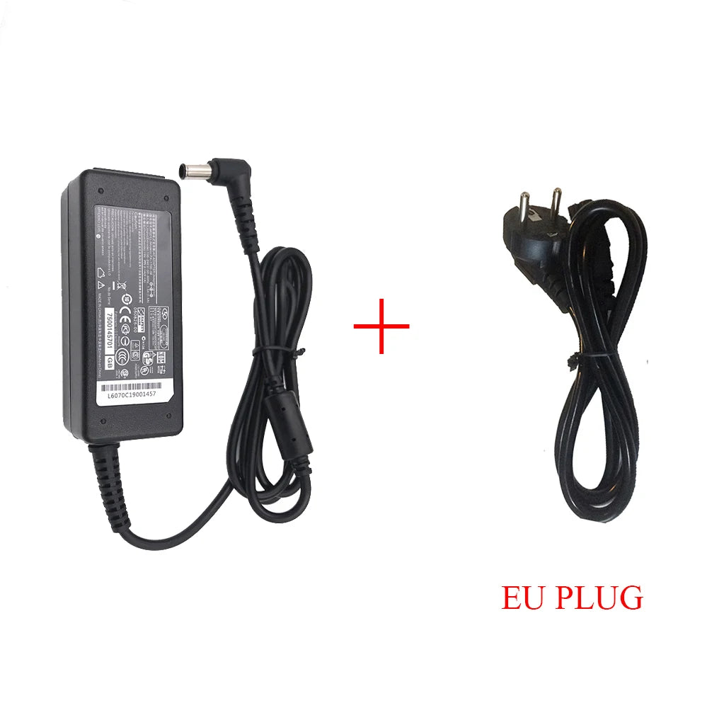 19V 2.1A  6.5*4.4MM  Adapter FOR LG 24 inches LED LCD Monitor AP16B-A LCAP26B-E ADS-45FSN-19 19040GPCU Charger Power Supply cord