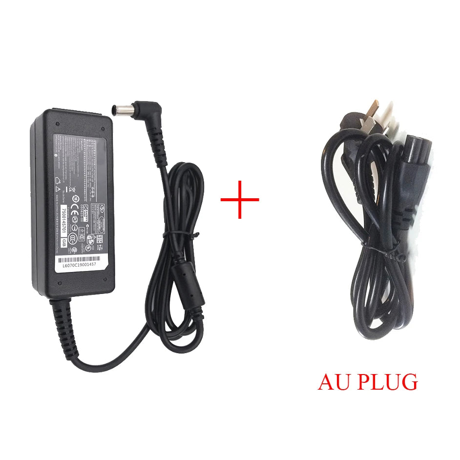 19V 2.1A  6.5*4.4MM  Adapter FOR LG 24 inches LED LCD Monitor AP16B-A LCAP26B-E ADS-45FSN-19 19040GPCU Charger Power Supply cord