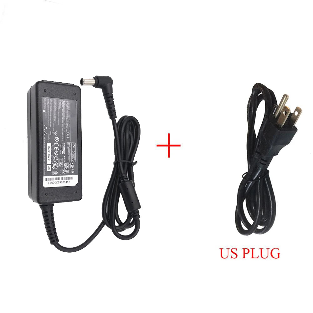 19V 2.1A  6.5*4.4MM  Adapter FOR LG 24 inches LED LCD Monitor AP16B-A LCAP26B-E ADS-45FSN-19 19040GPCU Charger Power Supply cord