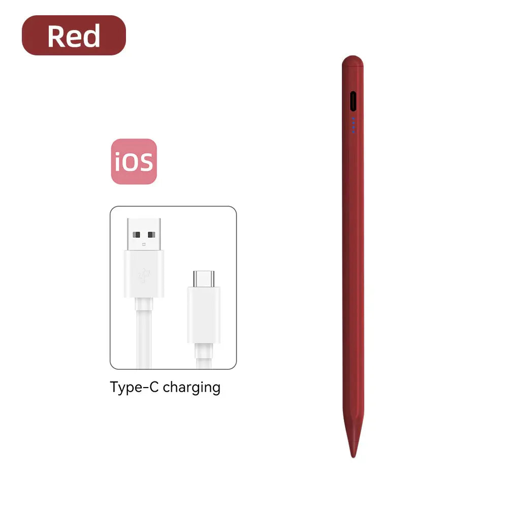 Universal Stylus For Apple Pencil 2024 iPad Air 11 13 M2 Pro 13 11 M4 5/6/7/8/9/10th Gen Air 3/4/5/6 Mini 5 6 7 Fast Charging