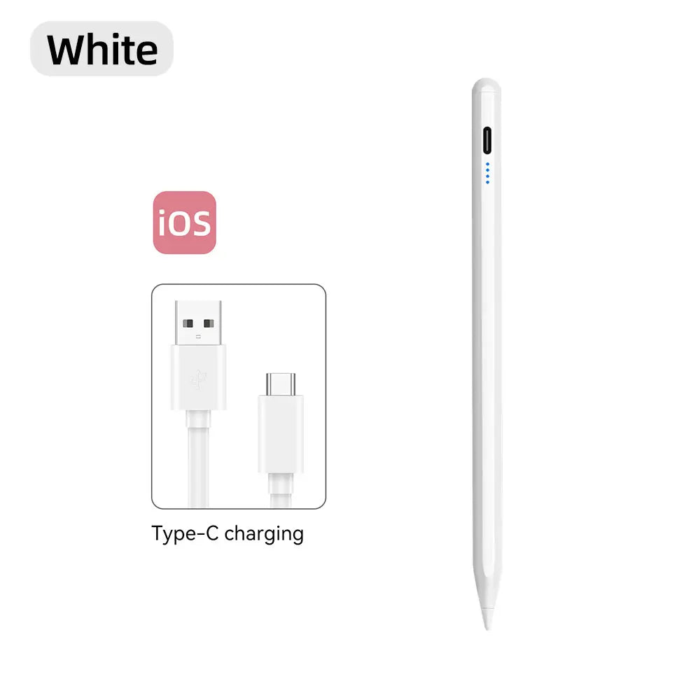 Universal Stylus For Apple Pencil 2024 iPad Air 11 13 M2 Pro 13 11 M4 5/6/7/8/9/10th Gen Air 3/4/5/6 Mini 5 6 7 Fast Charging