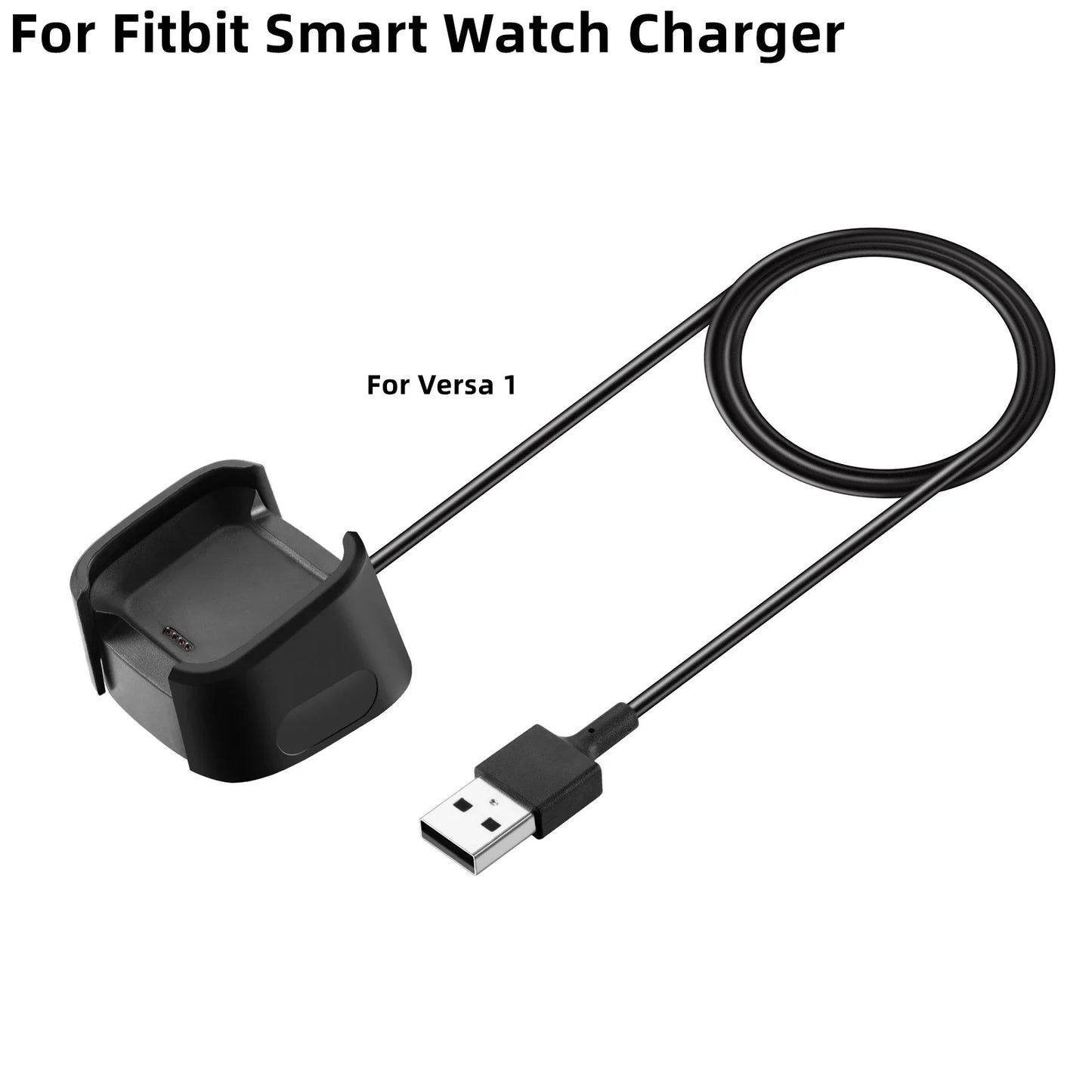 Replaceable USB Charger For Fitbit Charge 2 Smart Bracelet USB Charging Cable for fitbit versa band 2 for fitbit versa lite New