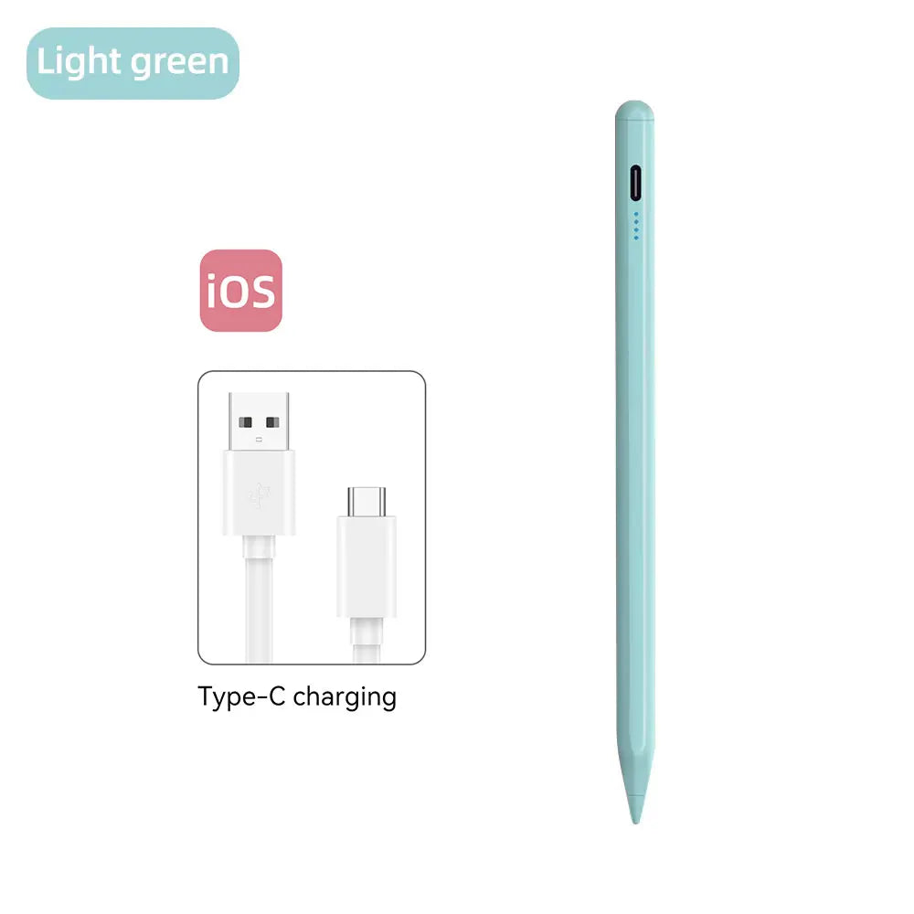 Universal Stylus For Apple Pencil 2024 iPad Air 11 13 M2 Pro 13 11 M4 5/6/7/8/9/10th Gen Air 3/4/5/6 Mini 5 6 7 Fast Charging