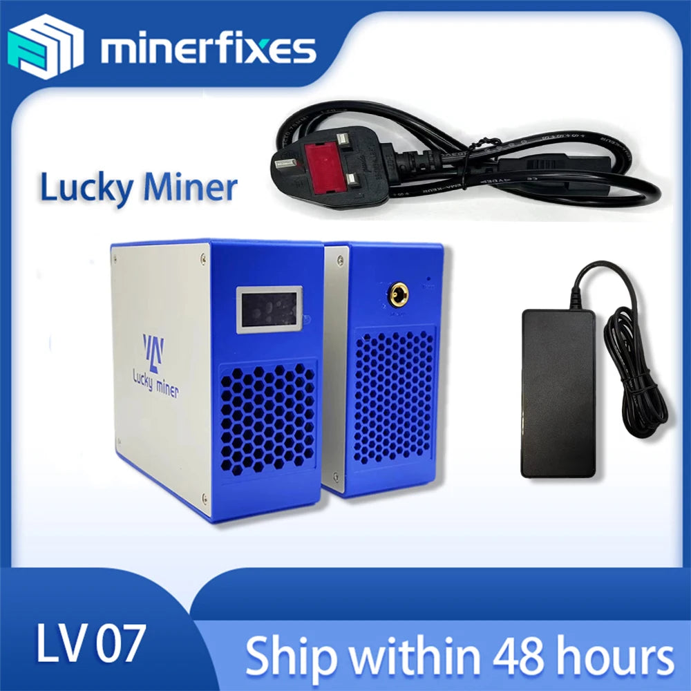 Lucky Miner LV07 Bitcoin Miner 1TH/S hashrate BTC lottery machine BM1366 with One-year warranty Btc Ethereum Miner Bitaxe ultra