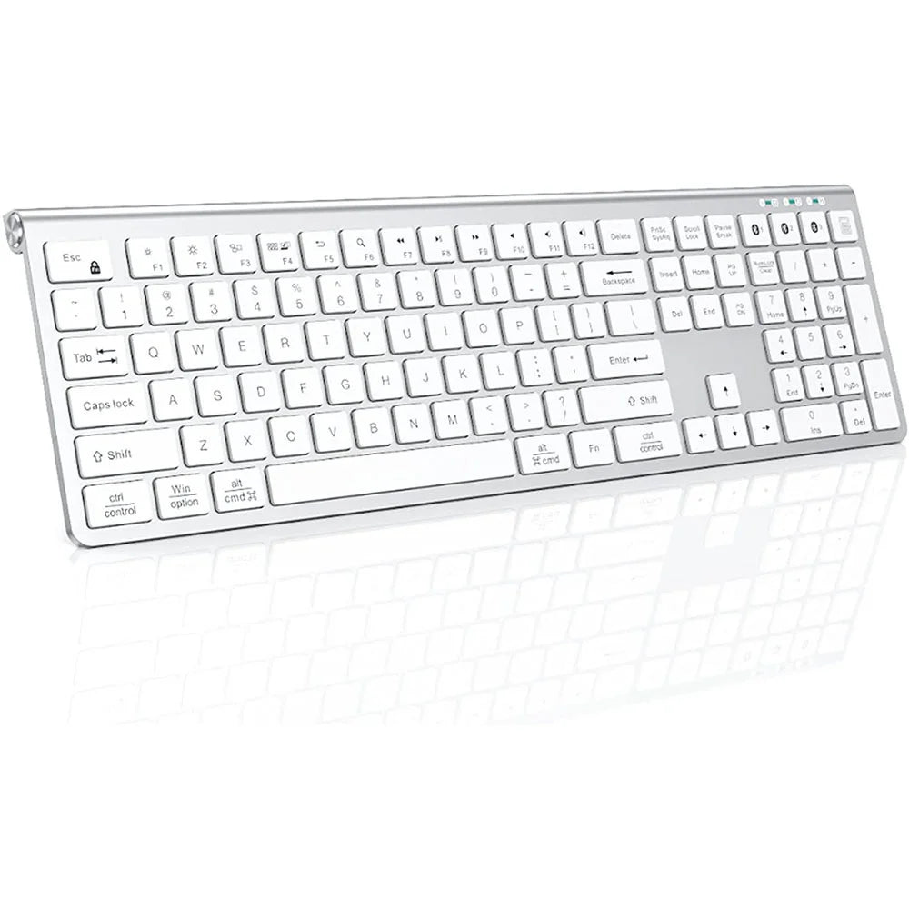 Wireless Bluetooth 5.0 Keyboard Type-C Rechargeable Keyboard for MacBook Pro Air iMac iPhone iPad Pro Air Mini Windows Linux