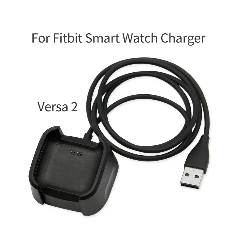 Replaceable USB Charger For Fitbit Charge 2 Smart Bracelet USB Charging Cable for fitbit versa band 2 for fitbit versa lite New