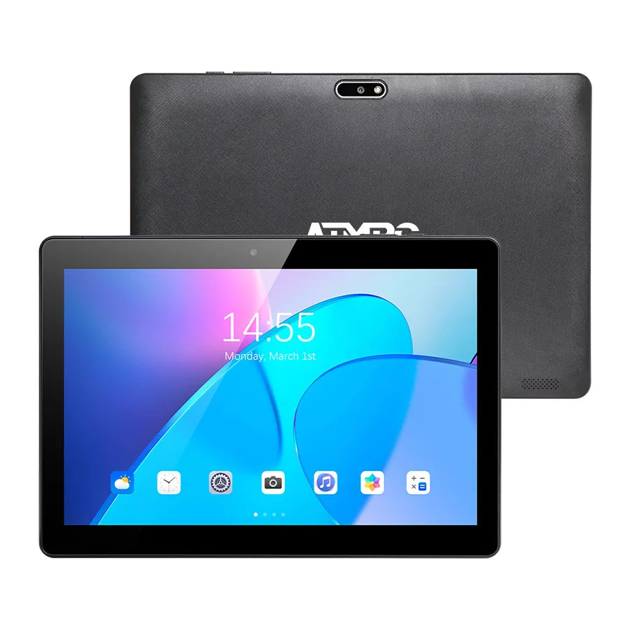 S9 Android 9 Tablet PC 10.1 INCH 4GB RAM+64GB ROM 64 Bit Octa Core MTK6753 Dual SIM Card WIFI Google Play  IPS Screen