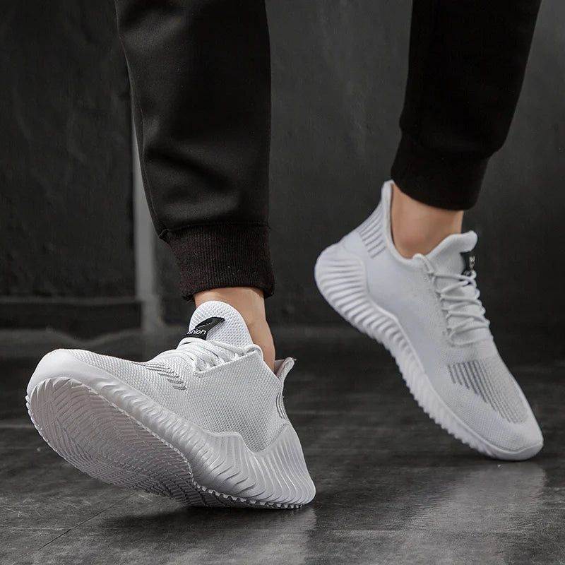 Shoes Men High Quality Male Sneakers Breathable White Fashion Gym Casual