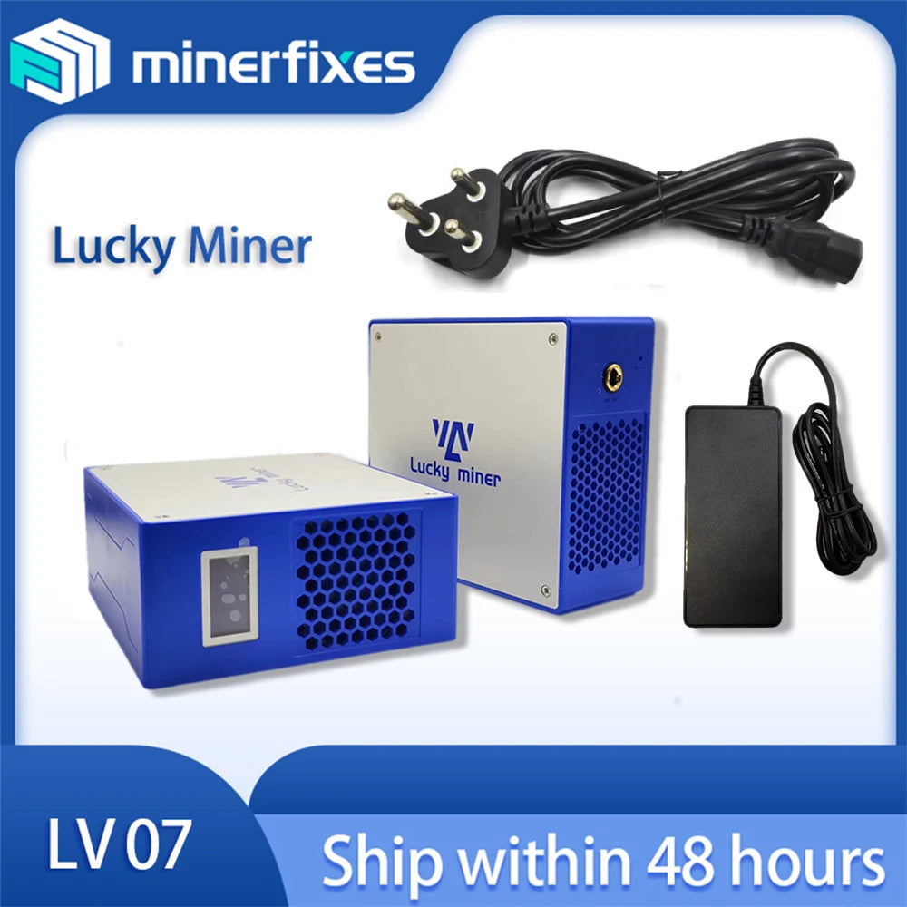 Lucky Miner LV07 Bitcoin Miner 1TH/S hashrate BTC lottery machine BM1366 with One-year warranty Btc Ethereum Miner Bitaxe ultra