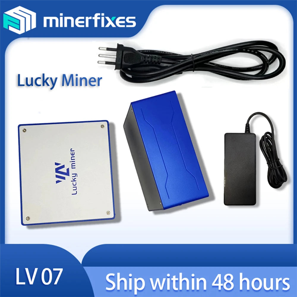 Lucky Miner LV07 Bitcoin Miner 1TH/S hashrate BTC lottery machine BM1366 with One-year warranty Btc Ethereum Miner Bitaxe ultra