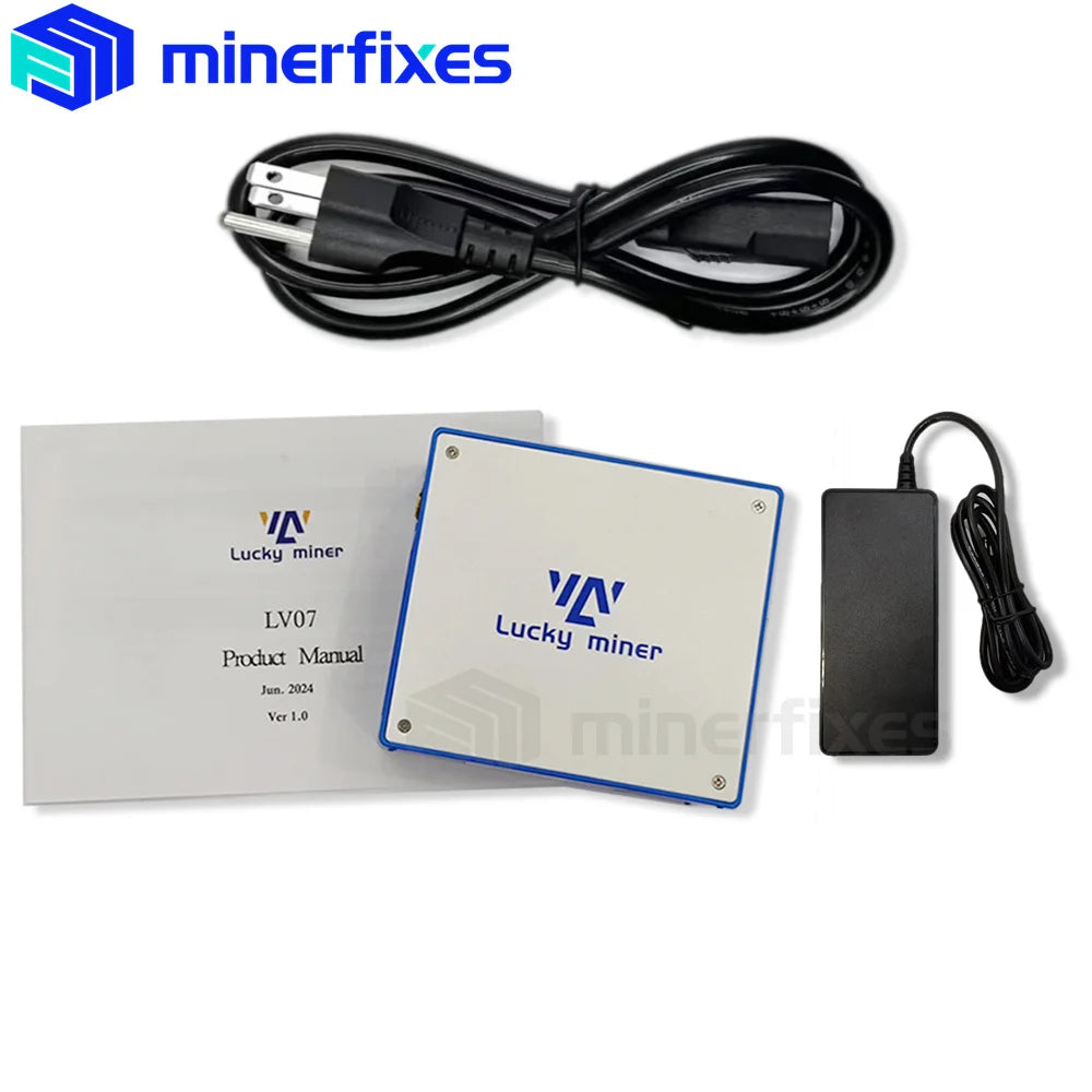 Lucky Miner LV07 Bitcoin Miner 1TH/S hashrate BTC lottery machine BM1366 with One-year warranty Btc Ethereum Miner Bitaxe ultra