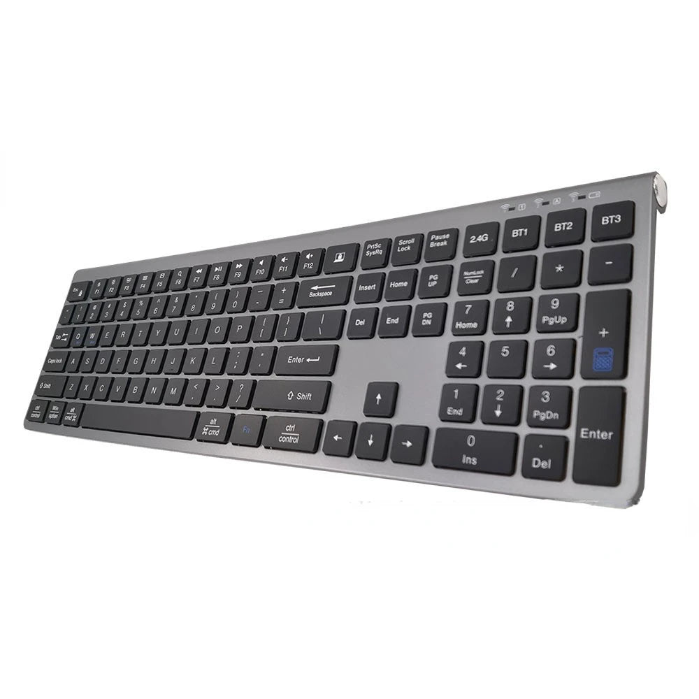 Wireless Bluetooth 5.0 Keyboard Type-C Rechargeable Keyboard for MacBook Pro Air iMac iPhone iPad Pro Air Mini Windows Linux