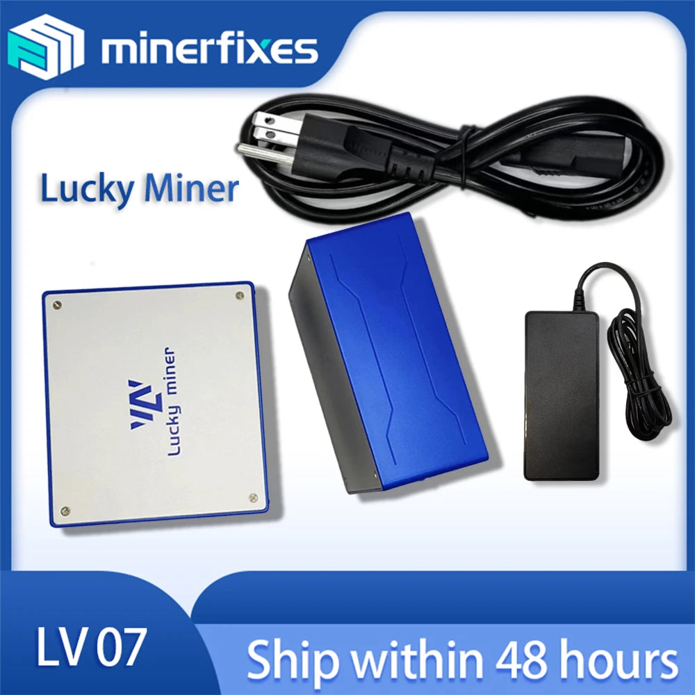 Lucky Miner LV07 Bitcoin Miner 1TH/S hashrate BTC lottery machine BM1366 with One-year warranty Btc Ethereum Miner Bitaxe ultra